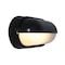 Access Lighting Nauticus, 1 Light Outdoor Bulkhead, Black Finish, Frosted Glass 20291-BL/FST - alternate 3
